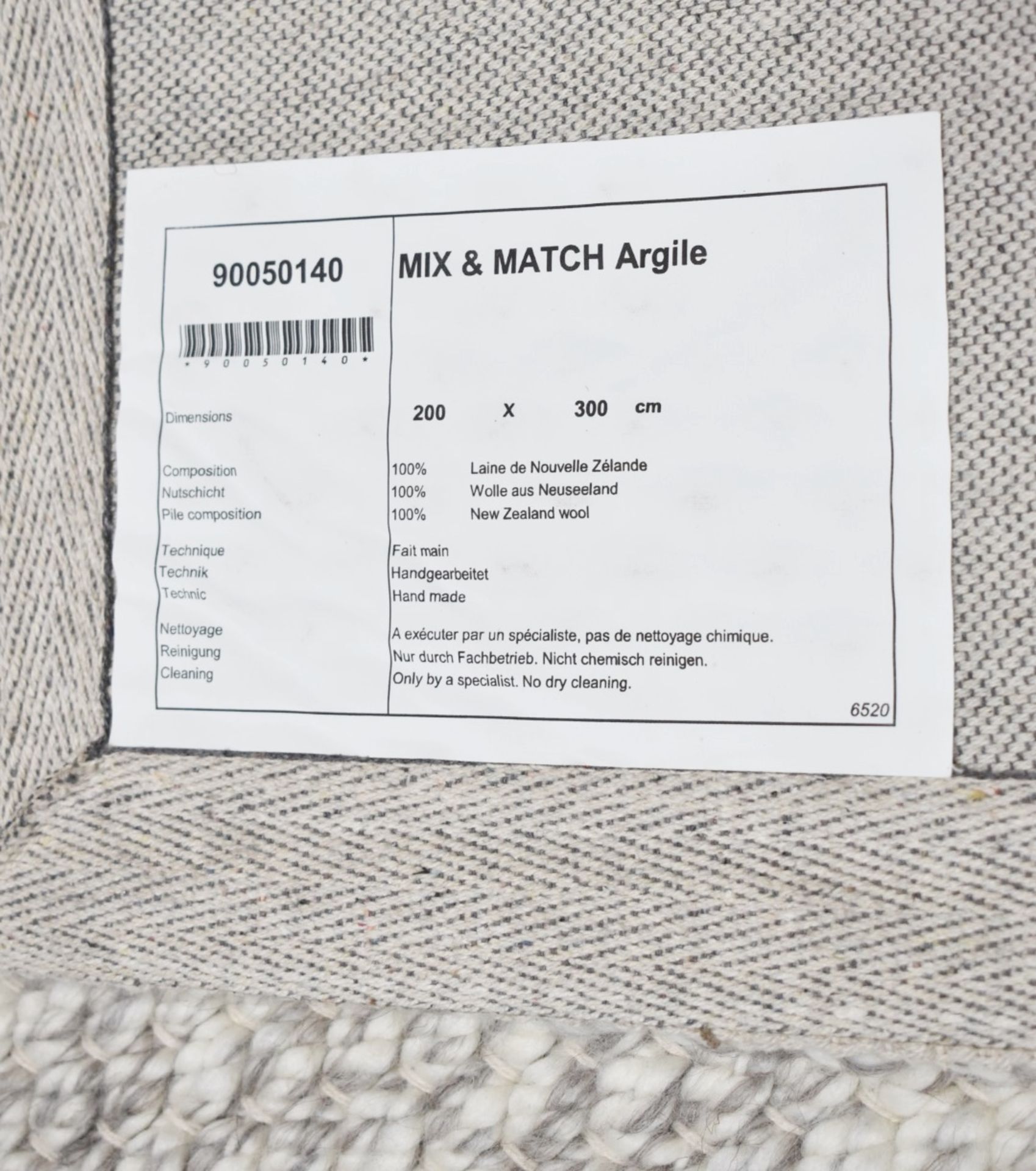 1 x LIGNE ROSET 'Mix & Match Argile' 100% New Zealand Rug - 200 x 300cm - Original Price £1,217 - Image 6 of 9