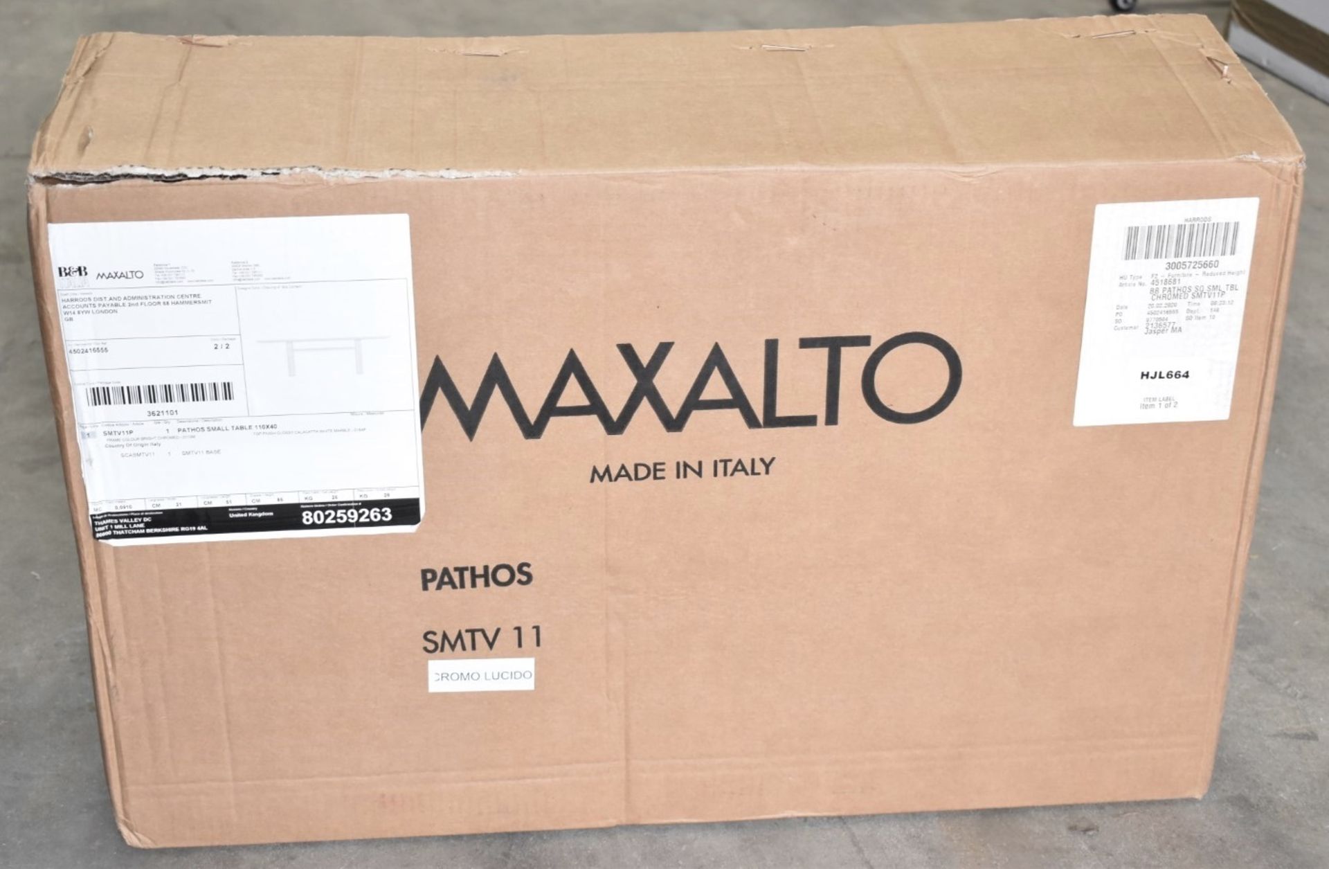 1 x B&B ITALIA / MAXALTO Pathos Luxury Calacatta Marble Topped Coffee Table - Original Price £5,200 - Image 15 of 15