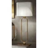 1 x GIORGIO COLLECTION 'Infinity' Freestanding Floor Lamp with Silk Shade - Original Price £6,000