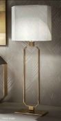 1 x GIORGIO COLLECTION 'Infinity' Freestanding Floor Lamp with Silk Shade - Original Price £6,000