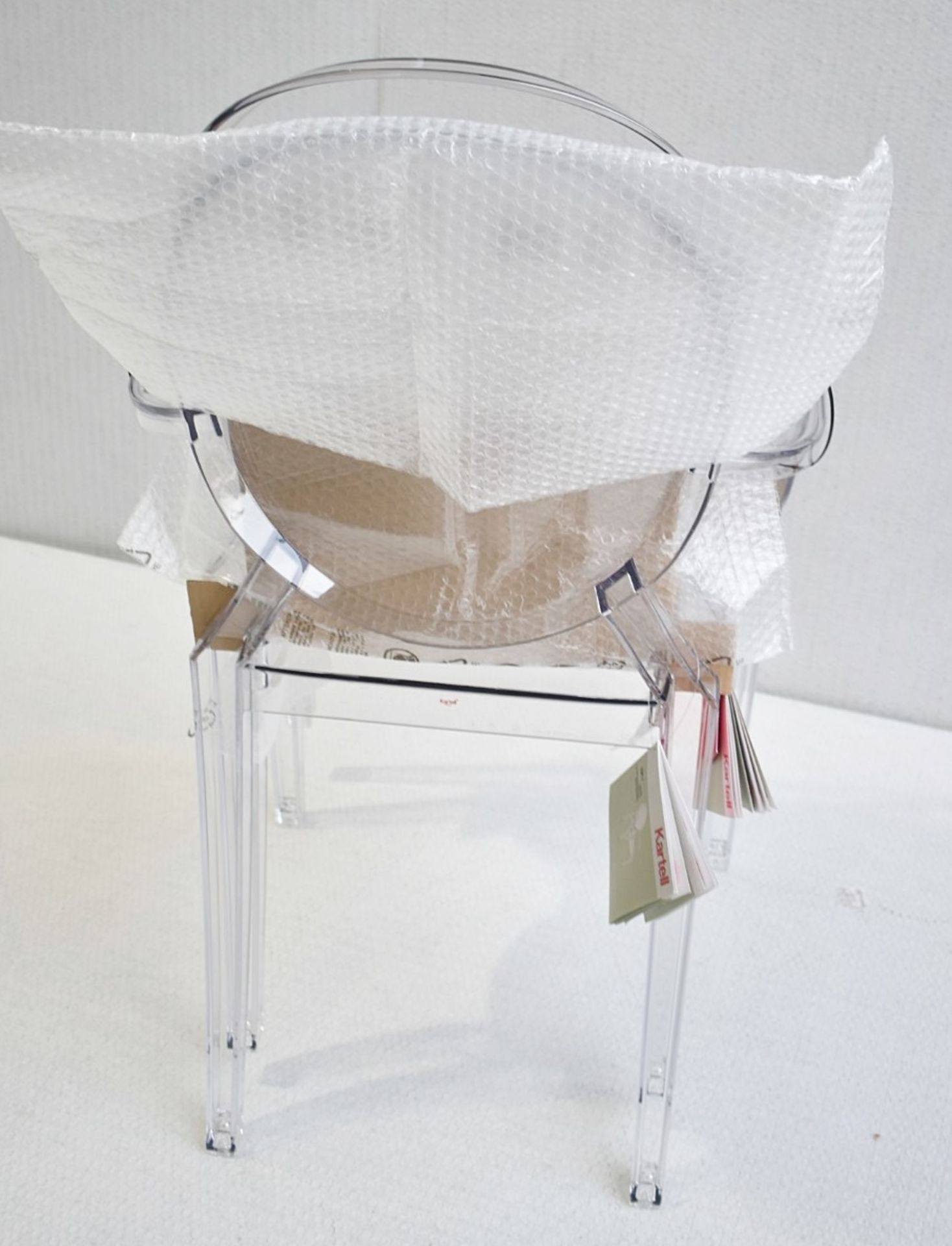 4 x KARTELL / PHILIPPE STARCK 'Louis Ghost' Designer Clear Dining Chairs - Total RRP £1,256 - Image 5 of 9