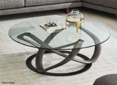 1 x PORADA 'Infinity' Tavolino Tondo Designer Coffee Table 120cm - Original RRP £4,300