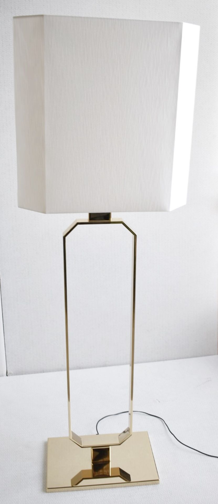 1 x GIORGIO COLLECTION 'Infinity' Freestanding Floor Lamp with Silk Shade - Original Price £6,000 - Image 3 of 15