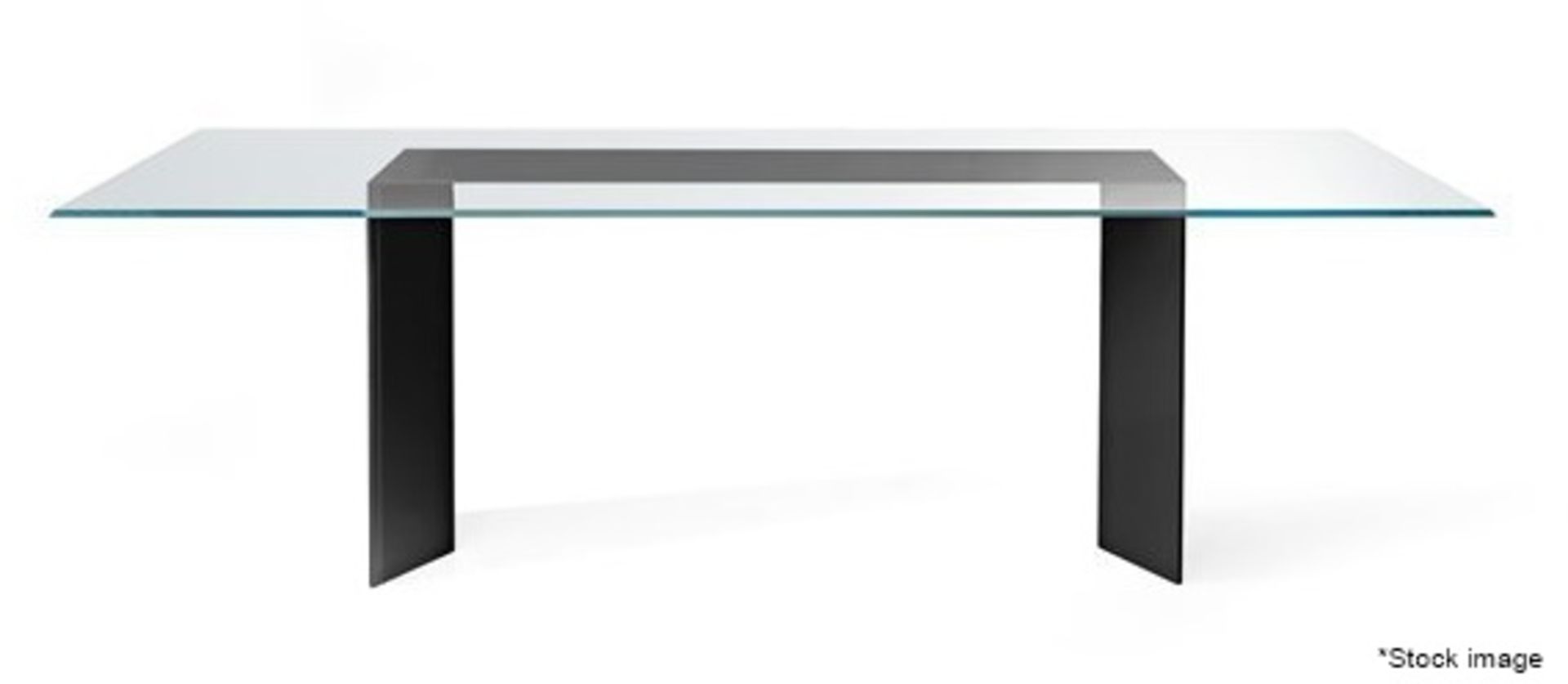 1 x GALLOTTI & RADICE 'Dolm' 2.4-Metre Luxury Dining Table With Painted Glass Top - RRP £3,645 - Image 3 of 12
