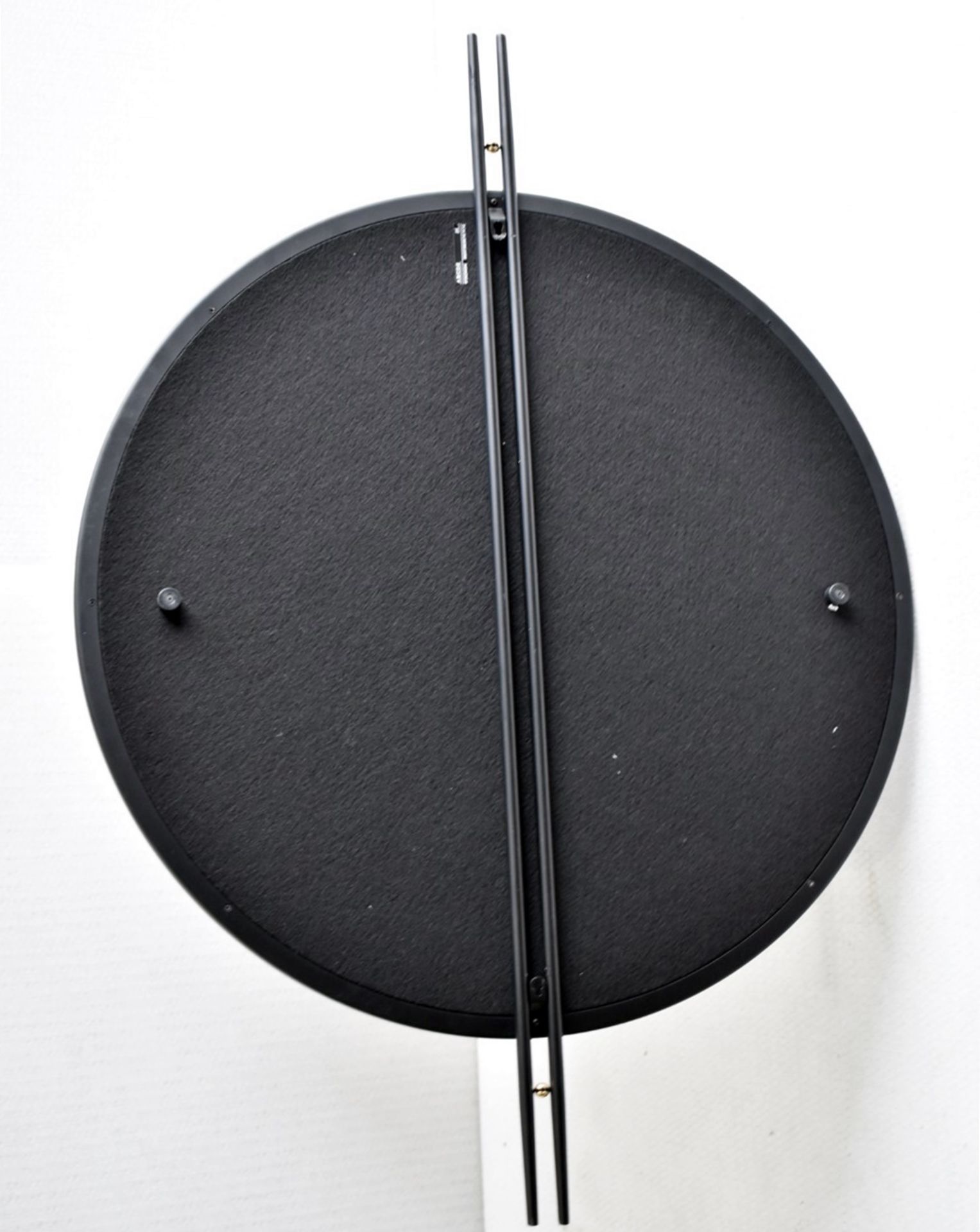 1 x GUBI 'IOI' Designer Wall Mirror in Black Matte, ⌀80cm - Original RRP £899.00 - Image 3 of 4