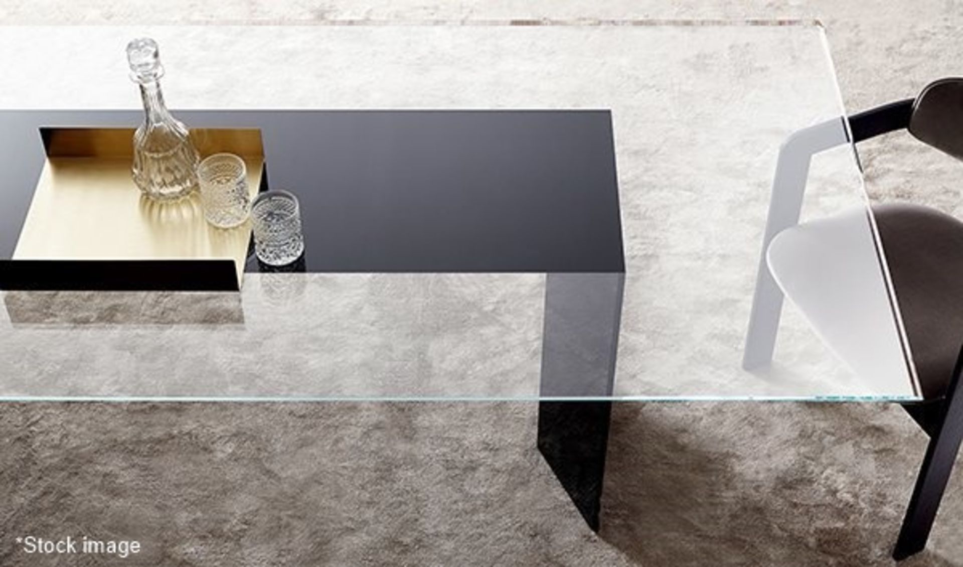 1 x GALLOTTI & RADICE 'Dolm' 2.4-Metre Luxury Dining Table With Painted Glass Top - RRP £3,645 - Image 2 of 12