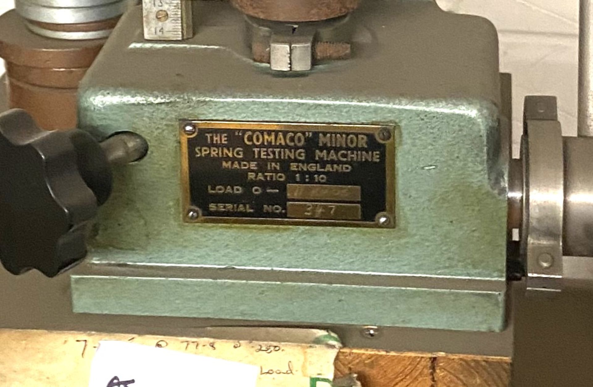 1 x Coats 'Comaco' Minor Spring Testing Machine - Image 4 of 6