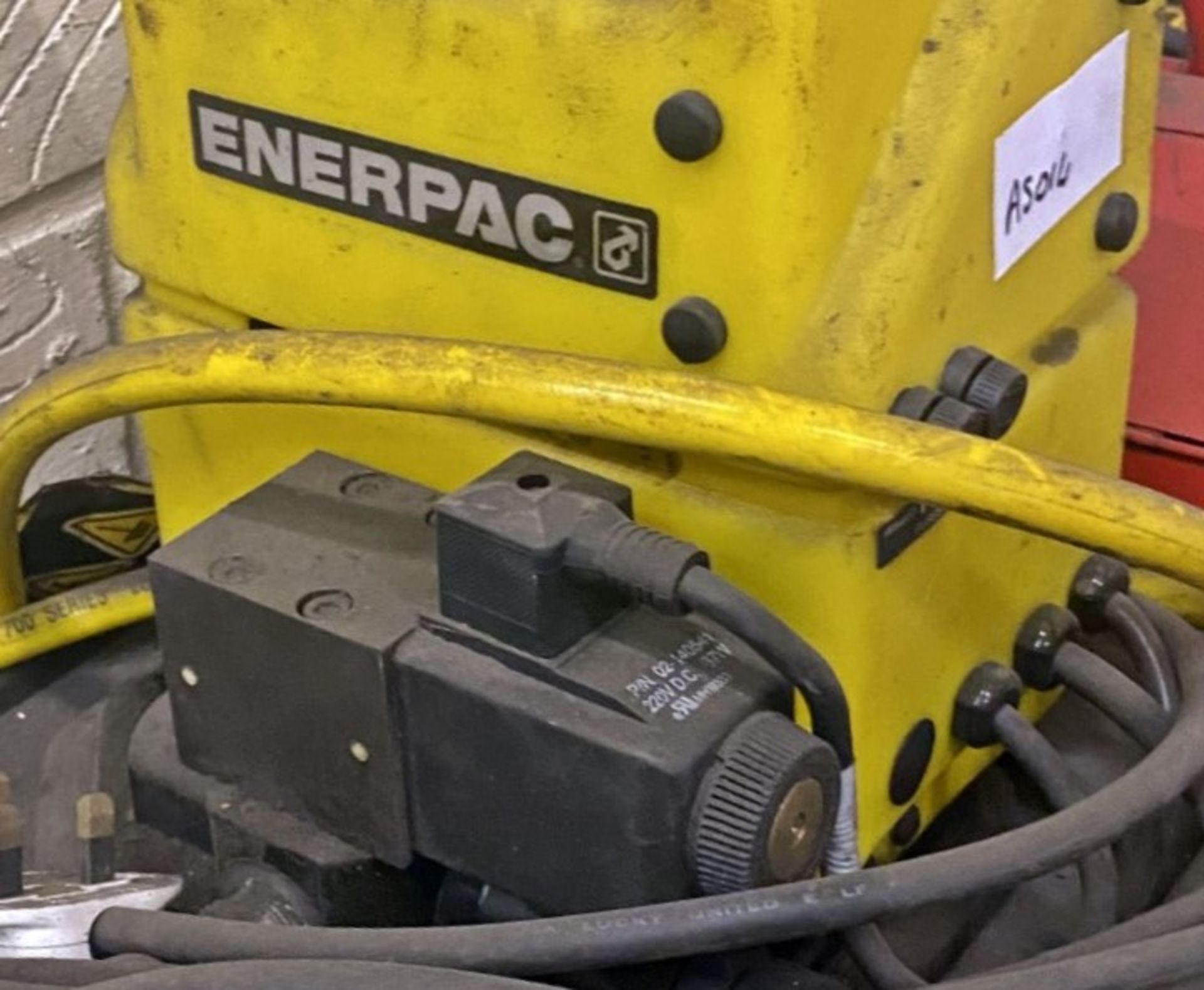 1 x Electric Spring Making Tool by Enerpac - Mounted on an Enerpac Bench - Image 3 of 4