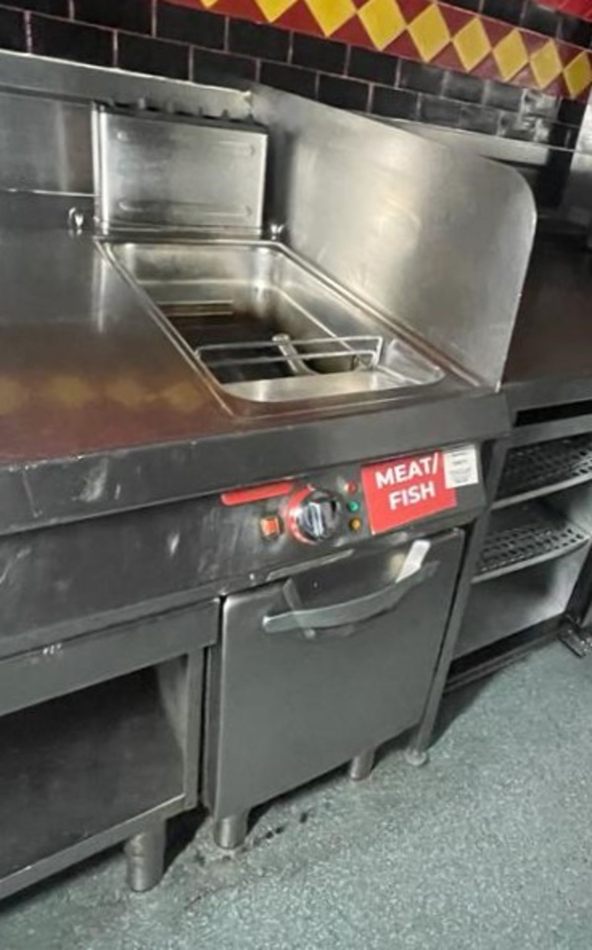 1 x Angelo Po Cookline Including Single Tank Chip Fryer, Chip Dump, Solid Top Cooking Griddle and P - Image 2 of 7