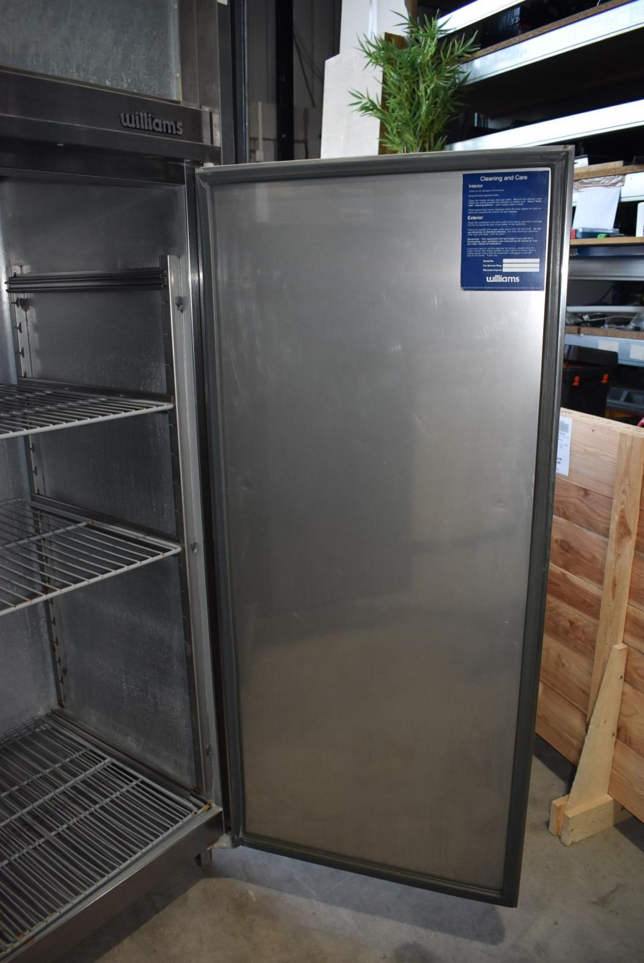 1 x Williams MJ2SA Jade Upright Double Door Refrigerator - Recently Removed From a Working - Image 2 of 9