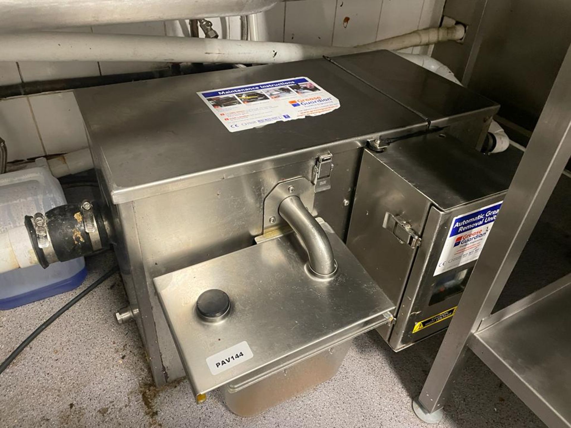 1 x Grease Guardian Grease Trap For Passthrough Dishwashers - Ref: PAV144 - Image 2 of 3