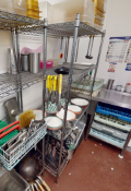 1 x Commercial Kitchen Wire Shelving Rack