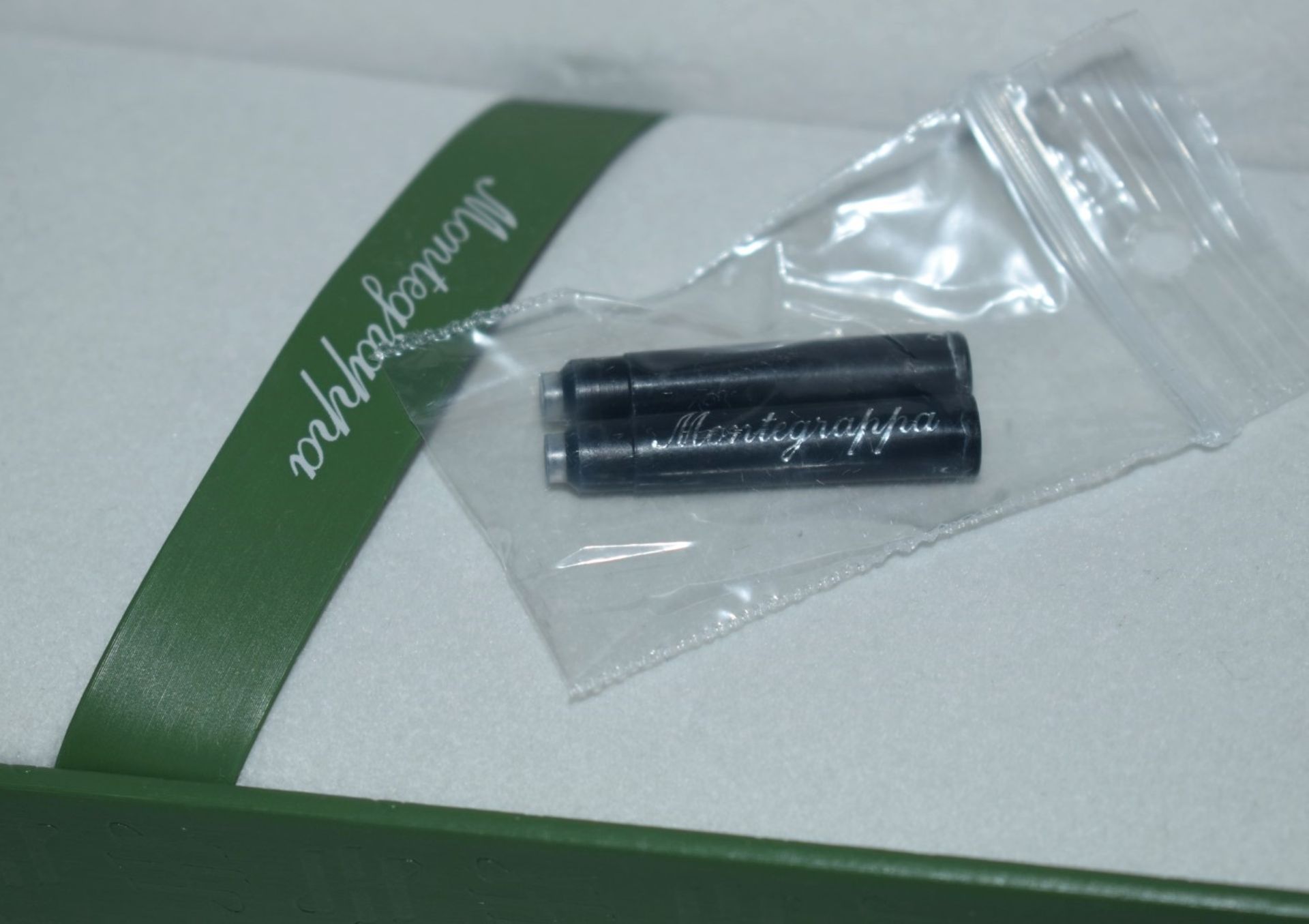 1 x MONTEGRAPPA 'Zero' Luxury Fountain Pen in Black With Presentation Case - Boxed Stock - Image 10 of 16
