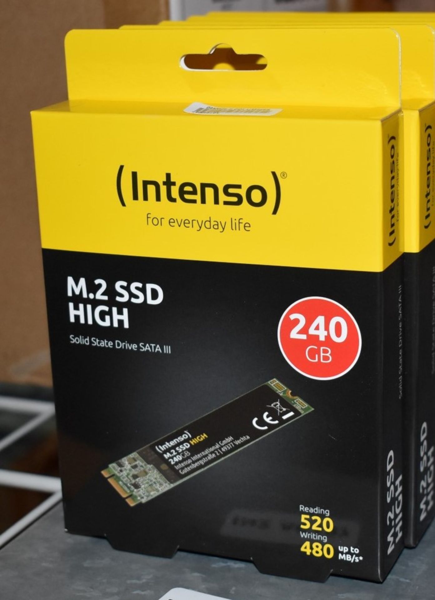 1 x Intenso M.2 Solid State 240GB SSD Hard Drive - New Boxed Stock - CL882 - Location: Altrincham - Image 2 of 3