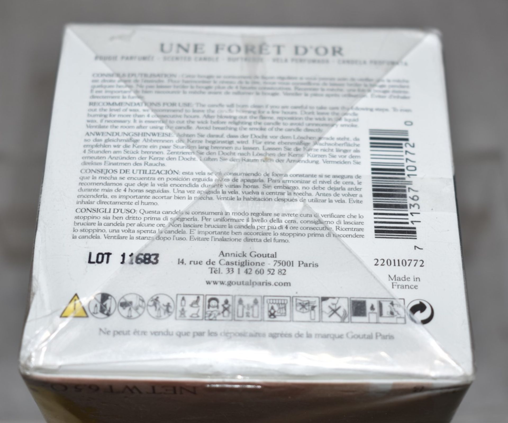 1 x GOUTAL PARIS Une Forêt d'Or Luxury Scented Candle (185g) - Sealed/Boxed - Original Price £57.00 - Image 3 of 4