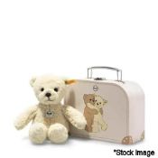1 x STEIFF Mila Teddy Bear In Suitcase - New/Boxed