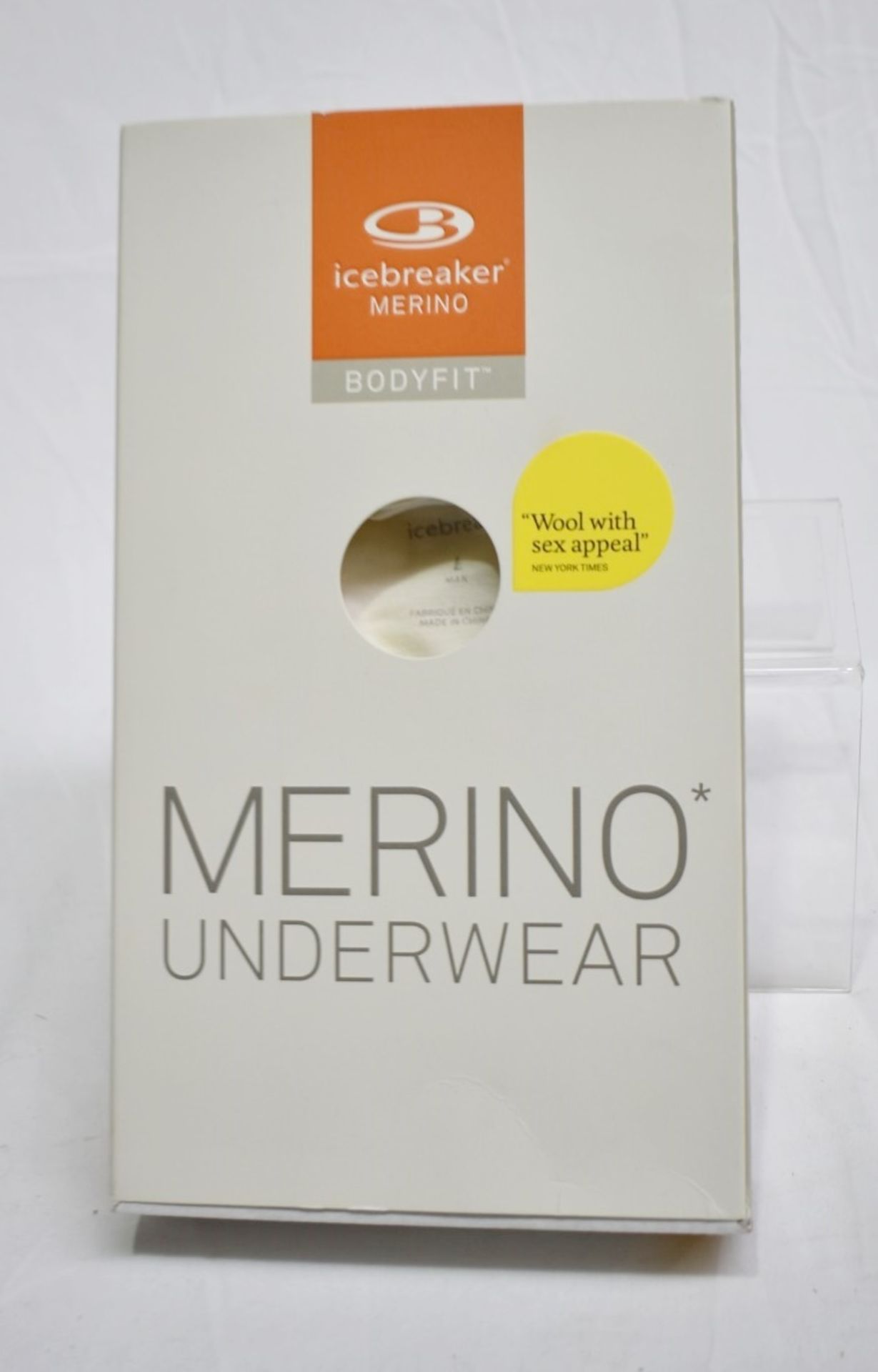 1 x Merino Wool-Blend Anatomica Base Layer T-Shirt in White, Large - Original Price £60.00 - Image 5 of 5