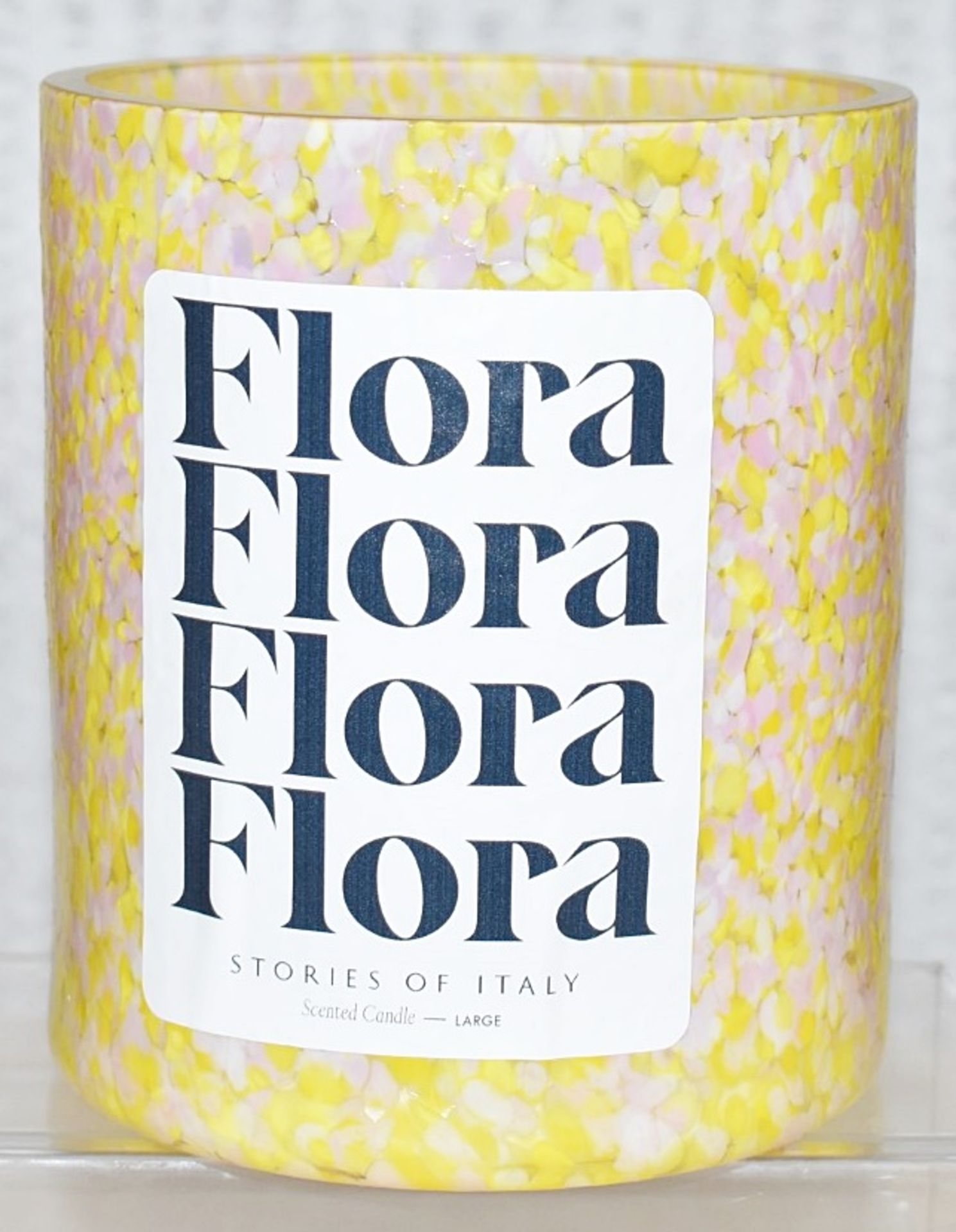 1 x STORIES OF ITALY 'Flora' Luxury Scented Candle with a Murano Glass Holderm 1.8kg - RRP £375.00 - Image 2 of 9