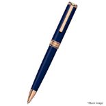 1 x CHOPARD 'Classic' Luxury Ballpoint Pen With Presentation Case, Navy Blue - Boxed Stock -