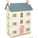 1 x LE TOY VAN 'Cherry Tree Hall' Four-storey Dolls' House - 92cm High - Original Price £220.00 -