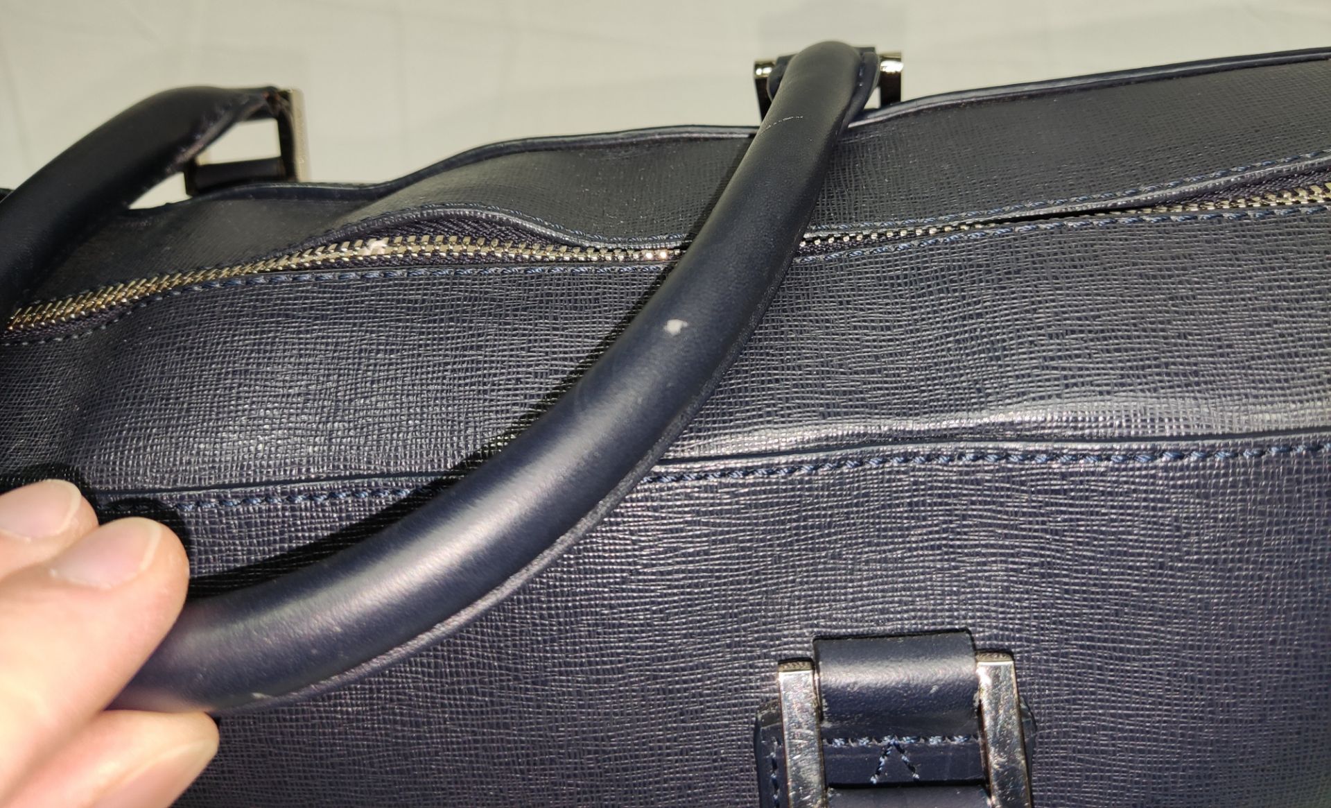 1 x ASPINAL OF LONDON Mount Street Small Laptop Bag In Black Saffiano - Original RRP £650.00 - Image 8 of 21