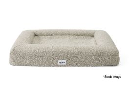 1 x TEDDY Grey Boucle Dog Bed Cover In Medium - Original RRP £79.00