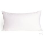 1 x FRETTE 'Cortina' Luxury Goose Down Kingsize Soft Pillow in White, 54cm x 94cm - RRP £670.00