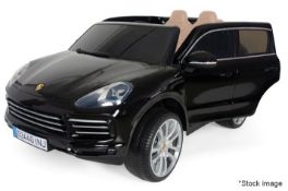 1 x INJUSA Porsche Cayenne Toy 12v Ride-On Car - Original Price £629.00 - Ex-display