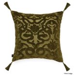 1 x HOUSE OF HACKNEY Large Velvet Anaconda Cushion (60cm x 60cm) - Original Price £245.00