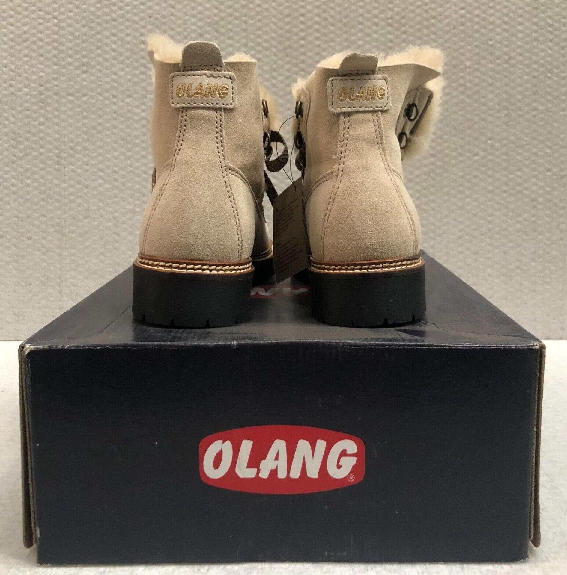 1 x Pair of Designer Olang Women's Winter Boots - Aurora.Lux 88 Beige - Euro Size 38 - New Boxed - Image 2 of 7