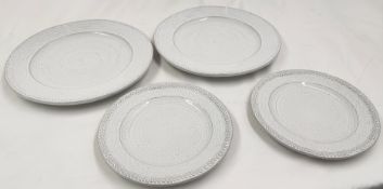 1 x SOHO HOME Set Of Hillcrest Plates - 2 X Side Plate And 2 X Dinner Plate - New/Unused - RRP £