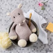 1 x WOOL CULTURE Andy Hippo Knitting Kit - New/Boxed