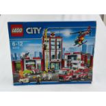 Lego City 60110 Fire Station Set - Boxed - Retired Set - CL444 - NO VAT ON THE HAMMER - Location: