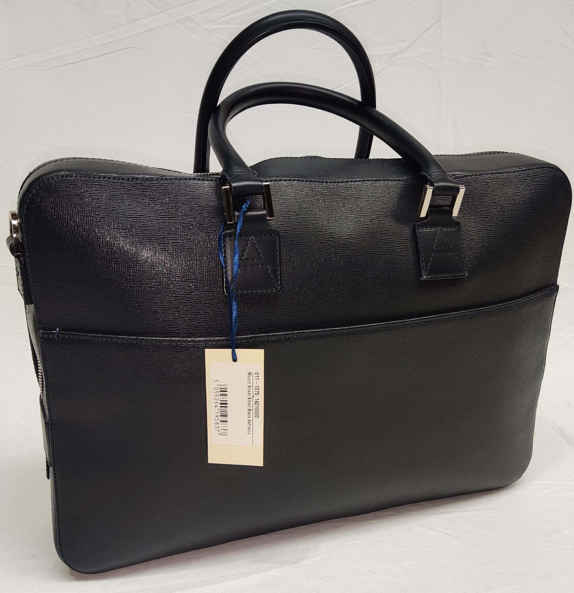 1 x ASPINAL OF LONDON Mount Street Small Laptop Bag In Black Saffiano - Original RRP £650.00 - Image 21 of 21