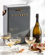 1 x FIELDBAR Fieldbar Drinks Box Cooler With Interchangeable Straps (10L) In Oyster Grey -