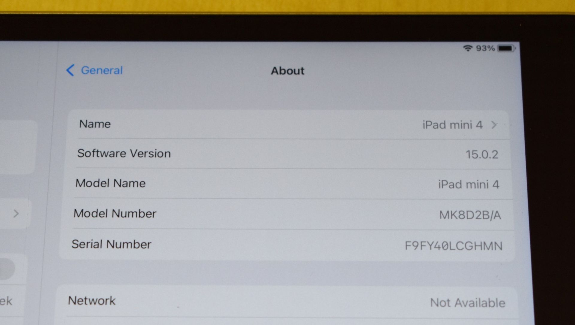 1 x Apple iPad Mini 4 Cellular - 128gb in Space Grey - Model MK8D2B/A - A8 Processor - 7.9" Screen - Image 4 of 4