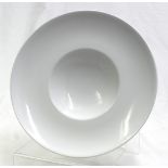 6 x Pillivuyt French Porcelain Wide Rim Dinner Bowls - 26cm Diameter - CL011 - Ref: PX279 -