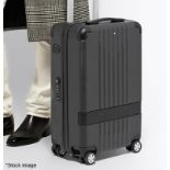 1 x MONTBLANC Polycarbonite Hand Luggage Cabin Trolley (55cm) - Original RRP £690.00