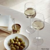 3 x LSA INTERNATIONAL Metropolitan White Wine Glasses (350ml) - Unused Boxed Stock