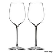 1 x WATERFORD Elegance Collection Wine Glass Pinot Noir (Pair) - Boxed - RRP £68 - Ref: 4212821/