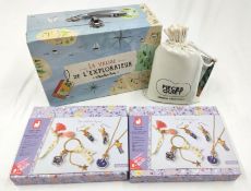 Assorted Collection of Toys - Moulim Routy Exploration Case, Piece & Quiet Jigsaw, Jewellery Kits