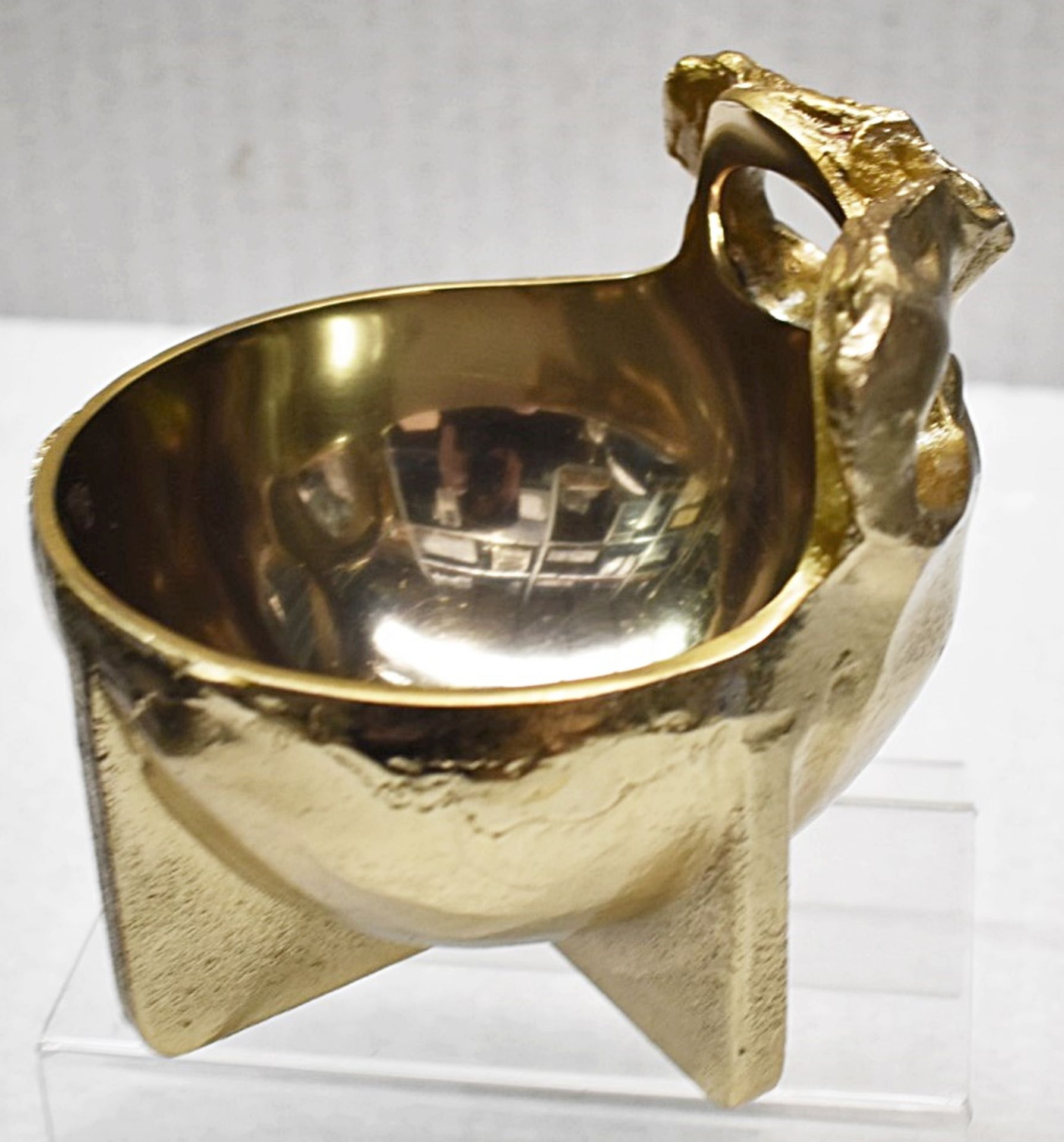 1 x BUSTER+PUNCH x TRAVIS BAKER (Blink-182) Designer Brass Skull Bowl, 18cm - Original Price £189.00 - Image 2 of 11