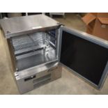 1 x Williams H5UC R290 R1 Single Door Stainless Steel Undercounter Fridge With Easy Grab Handle