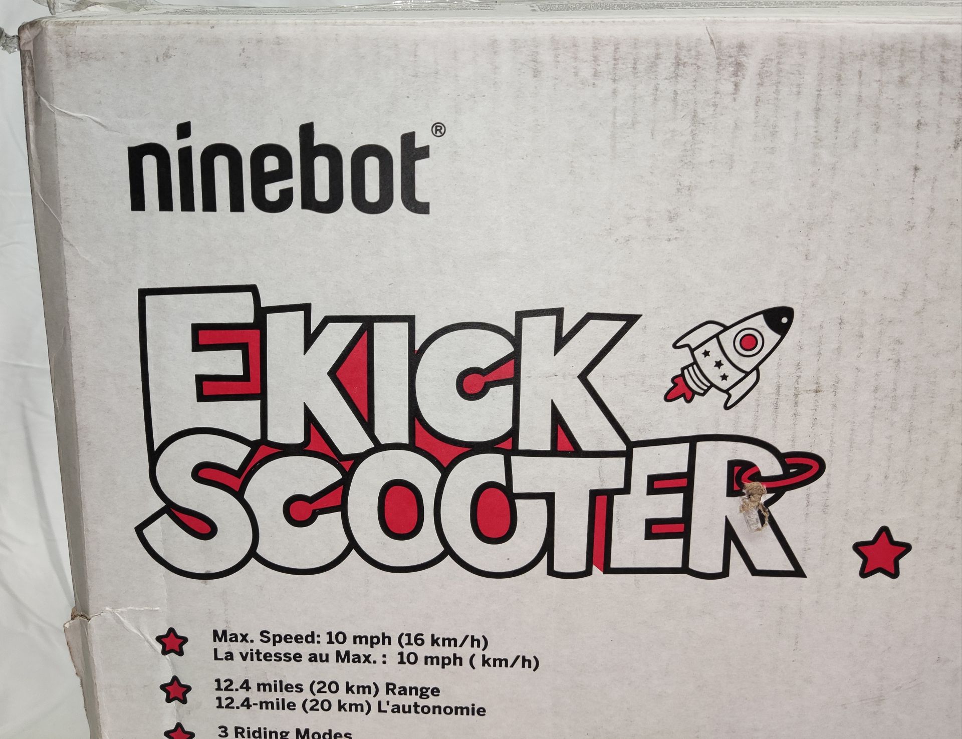 1 x SEGWAY Ninebot Zing C20 Grey Ekickscooter - Unused Boxed Stock - Original RRP £249.00 - Image 4 of 20