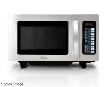 1 x Whirlpool Pro25IX 1000W Microwave