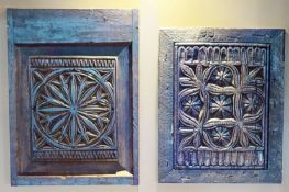 9 x Carved Wooden Wall Plaques From a Mexican Themed Restaurant