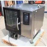 1 x Houno 6 Grid Electric Passthrough Door Combi Oven - 3 Phase With Pre-Set Cooking Options