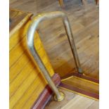 4 x Brass Step Rails - Includes 2 x Wall Mounted and 2 x Floor Mounted Rails