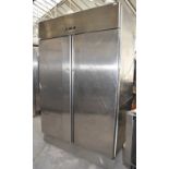 1 x Two Door Upright Commercial Fridge - Ref: JON511 - CL - Location: Altrincham WA14