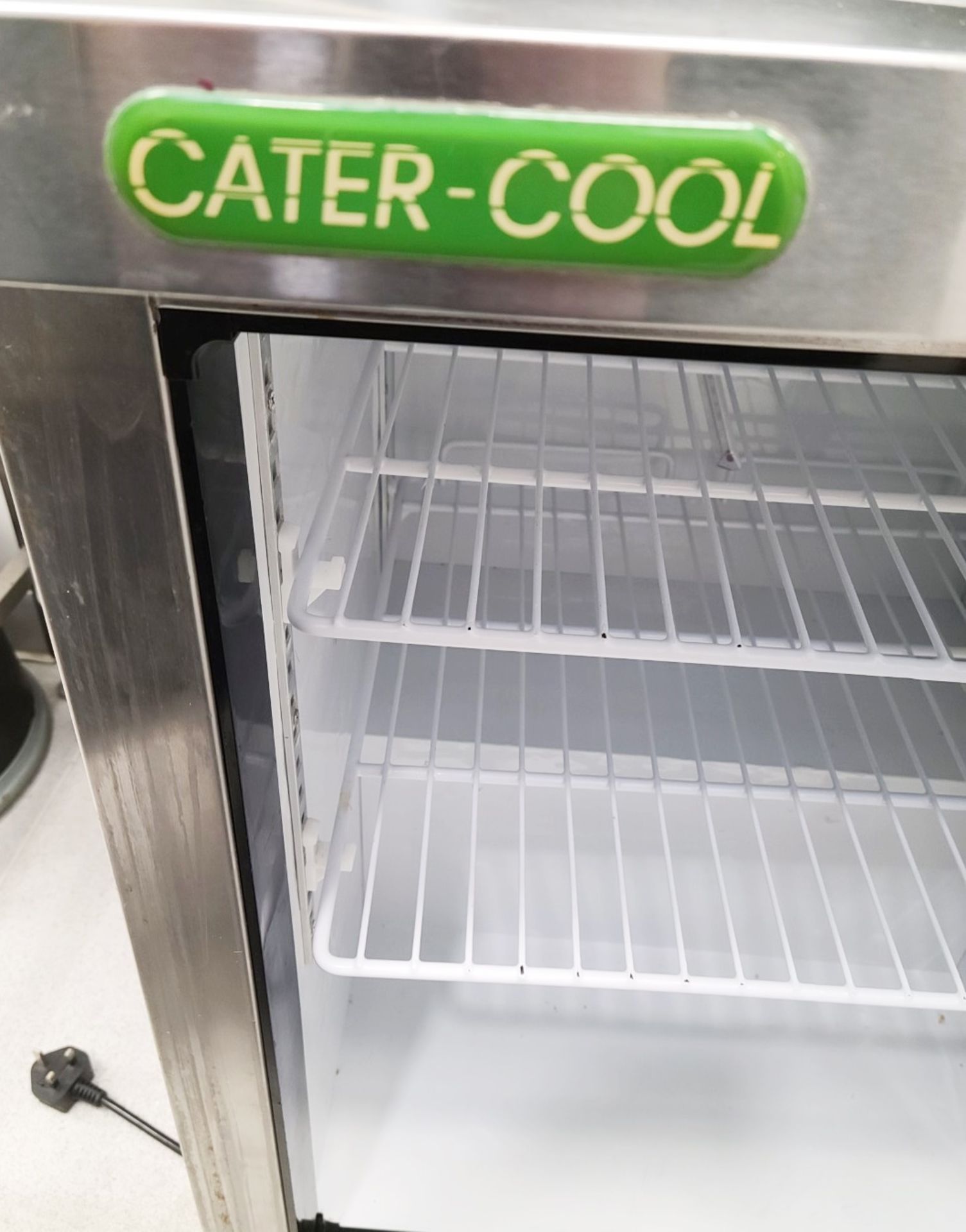 1 x CATER-COOL CK200RSS 170 Litre Under Counter Fridge With Stainless Steel Exterior - Image 4 of 6